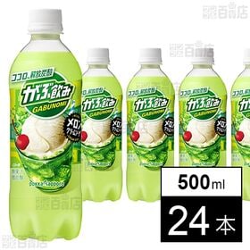 [24本]ポッカサッポロフード＆ビバレッジ がぶ飲み メロンクリームソーダ 500ml