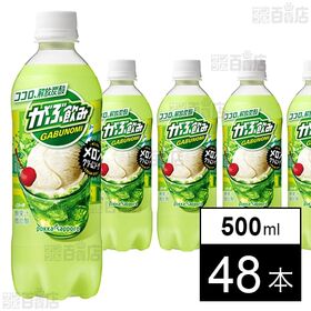 [48本]ポッカサッポロフード＆ビバレッジ がぶ飲み メロンクリームソーダ 500ml