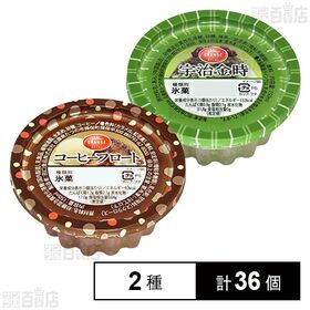 [2種計36個]田口乳業 田口氷菓 コーヒーフロート150ml / 宇治金時 150ml
