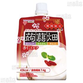 クラッシュタイプの蒟蒻畑 杏仁ミルク 150g / 温州みかん味 150g