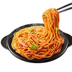 [冷蔵]日清食品チルド チルド 日清焼そばU.F.O. ポックンミョン 濃い濃い韓国風甘辛カルボ 366g(2人前)×16袋