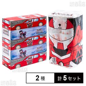 開運戦士ブレイバーン BOXティッシュ / トイレットペーパー ダブル 12ロール
