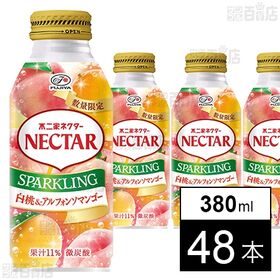 不二家 ネクタースパークリング 白桃＆アルフォンソマンゴー ボトル缶 380ml