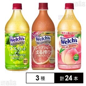 [3種計24本]アサヒ飲料 ウェルチ 3種セット