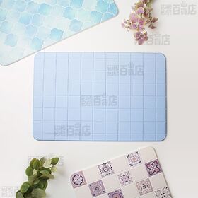 NEO-171-BL 珪藻土バスマット Lattice BL