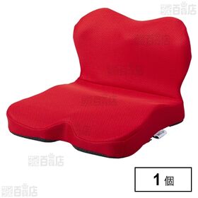 背筋が伸びるチェアクッション レッド