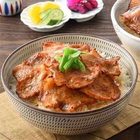 九州産黒豚ロースふぞろいの蒲焼だれ漬け(豚丼用) 200g