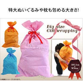 2枚セット 特大 ぬいぐるみ用 ラッピング袋 ギフト 大きい 枕等にも 97 5cm 59mを税込 送料込でお試し サンプル百貨店 Salon De Kobe