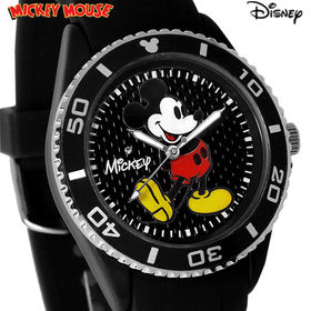 アンティーク ミッキー ブラック 腕時計 電池交換済み 3dミッキー シリコン スワロフスキー使用を税込 送料込でお試し サンプル百貨店 Salon De Kobe