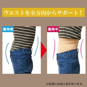 【M-L/ブラック】美シェイプ腹帯サポーター