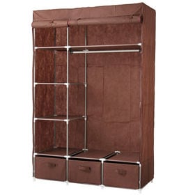 引き出し3個付 ハンガーラック カバー付き 幅110