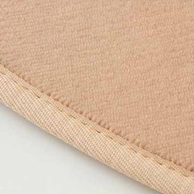 【ベージュ】マイクロファイバーラグ ラグマット 130×190cm