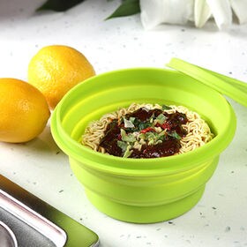 折り畳みシリコン容器 2個セット(カラーランダム)