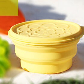 折り畳みシリコン容器 2個セット(カラーランダム)