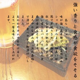 ひとつひとつ手作業 島らっきょう酢漬け1g 60g 2袋 ご家用 ノンパッケージ を税込 送料込でお試し サンプル百貨店 九州からの贈り物