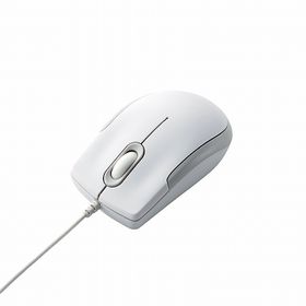 エレコム (ELECOM)/光学式マウス (スモールサイズ) | 基本機能を装備し、手軽に使用できる3ボタンの有線マウス