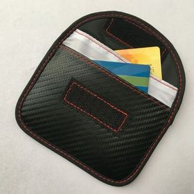 新型　横型だから出し入れしやすい　スマートキー ケース リレーアタック 電波遮断ポーチ