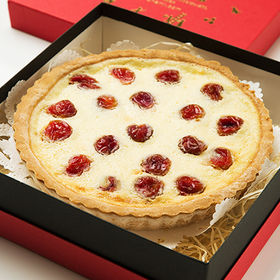 【北海道】大橋さくらんぼ園 さくらんぼチーズタルト(直径18cm×高さ2cm)