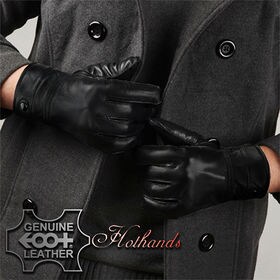 ホットハンズ・高級ラムスキンメンズグローブ