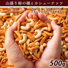 【500g】 山盛り柿の種とカシューナッツ