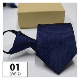【01】ワンタッチ式ネクタイ 選べる12カラー ネクタイ ビジネス 冠婚葬祭 バレない ビジネス | 結ばないネクタイ。ワンタッチで簡単装着!