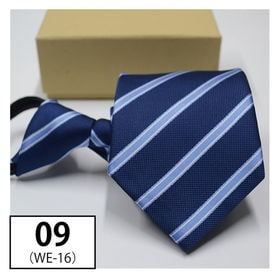 【09】ワンタッチ式ネクタイ 選べる12カラー ネクタイ ビジネス 冠婚葬祭 バレない ビジネス | 結ばないネクタイ。ワンタッチで簡単装着!