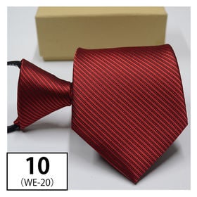 【10】ワンタッチ式ネクタイ 選べる12カラー ネクタイ ビジネス 冠婚葬祭 バレない ビジネス | 結ばないネクタイ。ワンタッチで簡単装着!
