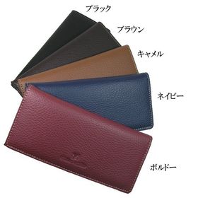 【キャメル】ルチアーノバレンチノ 牛革  長財布 LUV-3001