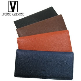 【ブラウン】ルチアーノバレンチノ 牛革   長財布 LUV-9001 | シンプルで飽きの来ないデザイン
