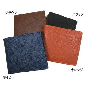 【BK】ルチアーノバレンチノ 牛革 折財布 LUV-9004