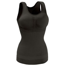 【L-LL/ブラック】エアーフィットキャミソール