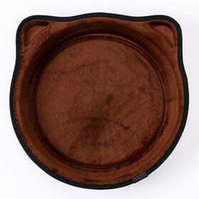 【ブラウン】猫用 ハンモック ねこ ネコ ベッド ペット トレイ 窓 吸盤 簡単