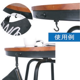 【4個セット】マグネットフック 強力 直径20mmブラック おしゃれ 壁面装飾 引っ掛け マグネット