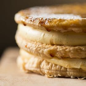 キャラメルブリュレミルフィーユ（直径14.5cm）