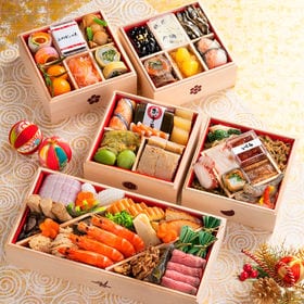 「オリトのおせち」五段重+紅白馬刺しセット 冷凍