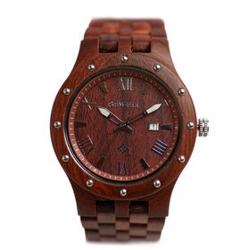 木製腕時計 日本製ムーブメント 日付カレンダー 軽い 軽量 Wdw018 03を税込 送料込でお試し サンプル百貨店 腕時計 アパレル雑貨小物のsp