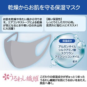 【3枚入り×4袋/グレー】保湿フィットマスク同色12枚組