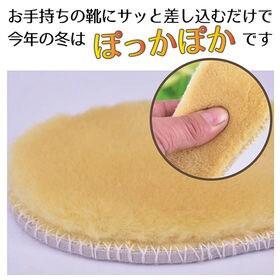 【24.0cm】インソール 両足セット 1セット 中敷き 防寒 冷え取り ぽかぽか 冬用 ふわふわ