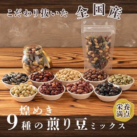 【5kg(500g×10袋)】煌めき9種の国産煎り豆ミックス