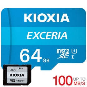 microSDXC 64GB Kioxia UHS-I U1...