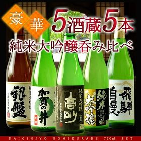 【日本酒福袋】【720ml×5本セット】日本酒 飲み比べ 5...