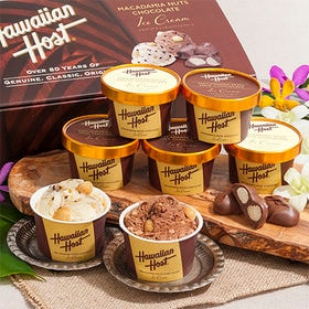 【計7個】Hawaiian Host(ハワイアンホースト)マカデミアナッツチョコアイス（AH-HH） | ハワイの定番土産「マカデミアナッツチョコ」をイメージした2つの味が楽しめる♪
