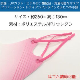 【ベージュ・3枚入】マスク 洗える 抗菌 おしゃれ シェーディングマスク 3P レディース 女性