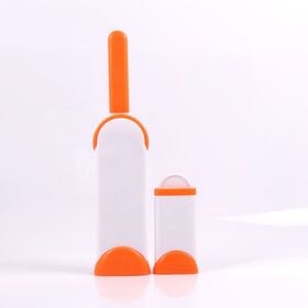 【オレンジ】家庭用・持ち運び用に便利な毛玉取り大小セット