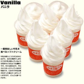 【北海道】低温殺菌牛乳ソフトクリームセット(バニラ10個)/...