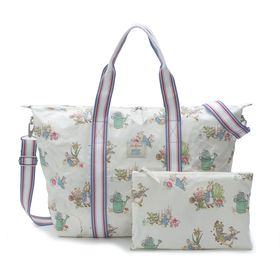Cathkidston ボストンバッグ Foldaway Overnight Bag アイボリー系を税込 送料込でお試し サンプル百貨店 タツミヤインターナショナル