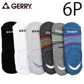 【6Pメンズ】フットカバー　GERRY　　ジェリー　3P×2
