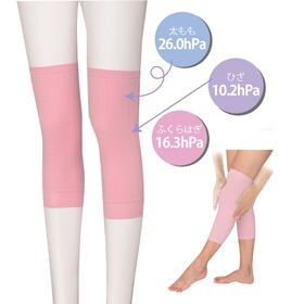 【ピンク】グイもみひざサポーター2足4枚組