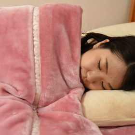 ダブル／ピンク】TEIJIN (帝人) V-lap あったか無地掛け毛布を税込