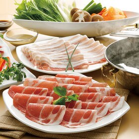 【計800g】イタリア産ホエー豚しゃぶしゃぶ肉／肩ロース肉・...